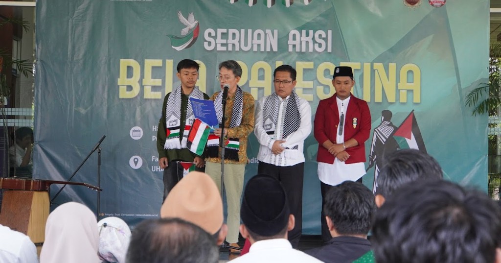 Suarakan Pesan Perdamaian, Uhamka Gelar Aksi Solidaritas Bela&nbsp;Palestina