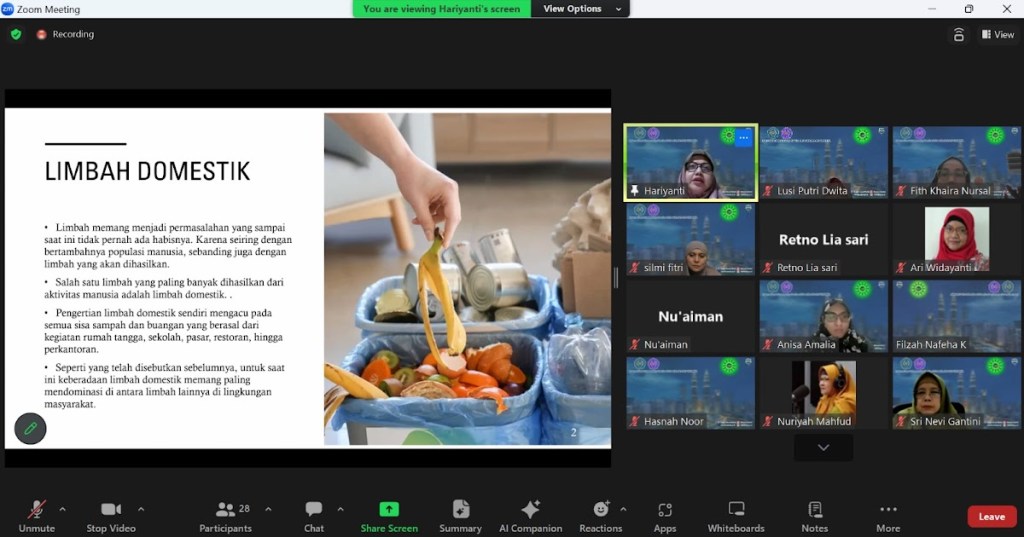 Suarakan Pelestarian Lingkungan, Tim Dosen Farmasi Uhamka Berikan Edukasi Pemanfaatn Limbah di PCIM & PCIA&nbsp;Malaysia