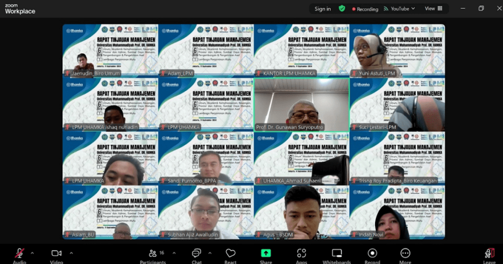 Ikhtiar Konsistensi Institusi Unggul, LPM Uhamka Kawal Peningkatan Mutu Institusi Melalui&nbsp;RTM